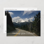 Groeten uit het Briefkaart Colorado (Voorkant / Achterkant)