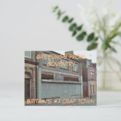 Groeten uit het briefkaart Coventry (Staand voorkant)
