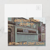Groeten uit het briefkaart Coventry (Voorkant / Achterkant)