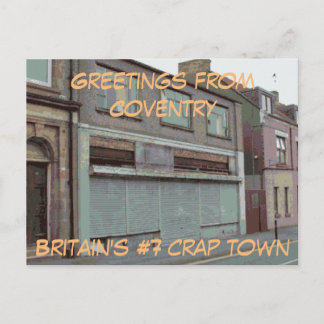 Groeten uit het briefkaart Coventry