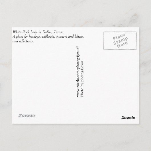 Groeten uit het Briefkaart Dallas (Achterkant)