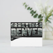 Groeten uit het Briefkaart DENVER (Staand voorkant)