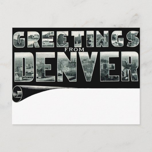 Groeten uit het Briefkaart DENVER (Voorkant)