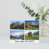 Groeten uit het briefkaart Dolomites (Staand voorkant)