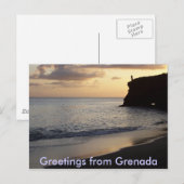 Groeten uit het Briefkaart Grenada (Voorkant / Achterkant)