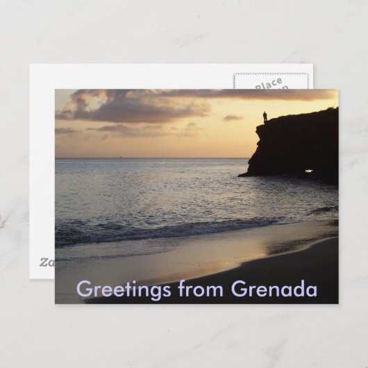 Groeten uit het Briefkaart Grenada (Voorkant / Achterkant)