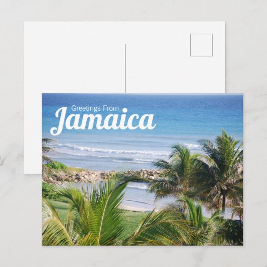 Groeten uit het Briefkaart Jamaica (Voorkant / Achterkant)