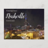 Groeten uit het Briefkaart Nashville Tennessee (Voorkant)