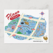 Groeten uit het Briefkaart Plano Texas (Voorkant)