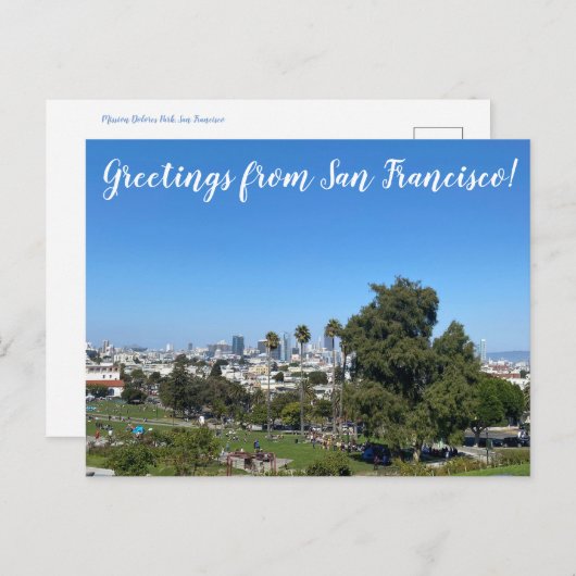 Groeten uit het Briefkaart San Francisco (Voorkant / Achterkant)