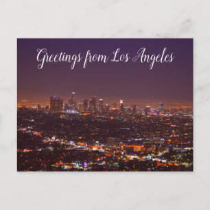 Groeten uit het Briefkaart Skyline van Los Angeles