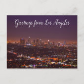 Groeten uit het Briefkaart Skyline van Los Angeles (Voorkant)