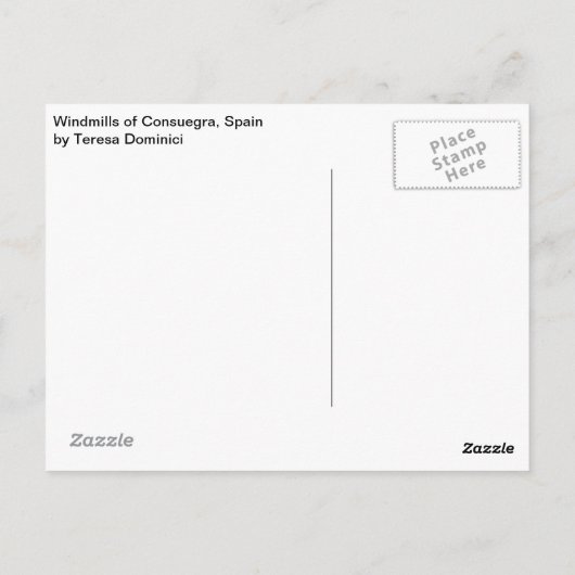 Groeten uit het Briefkaart Spanje (Achterkant)