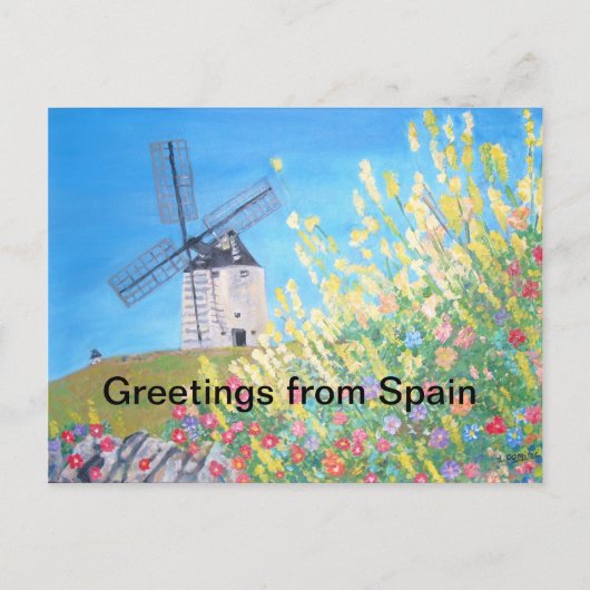 Groeten uit het Briefkaart Spanje (Voorkant)