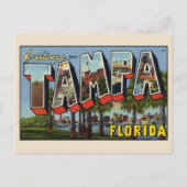 Groeten uit het  Briefkaart Tampa Florida (Voorkant)