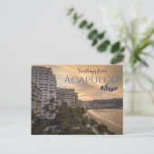 Groeten uit het Briefkaart van Acapulco Mexico Sch (Staand voorkant)