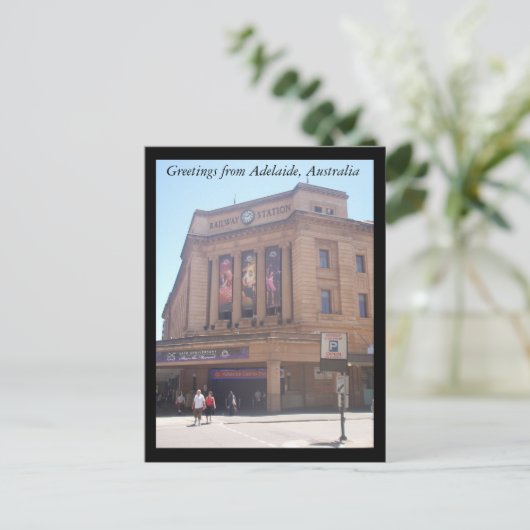 Groeten uit het briefkaart van Adelaide (Staand voorkant)