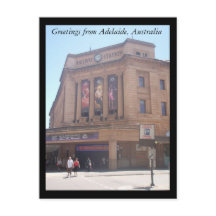 Groeten uit het briefkaart van Adelaide