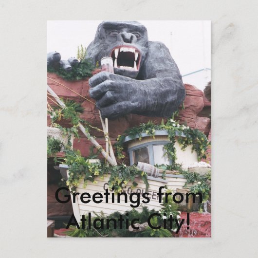 Groeten uit het Briefkaart van Atlantic City (Voorkant)