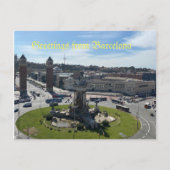 Groeten uit het briefkaart van Barcelona (Voorkant)