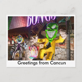 Groeten uit het Briefkaart van Cancun