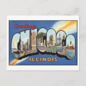 Groeten uit het Briefkaart van Chicago (Voorkant)