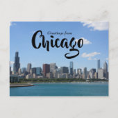 Groeten uit het Briefkaart van Chicago (Voorkant)