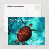 Groeten uit het Briefkaart van de Bahama's (Voorkant / Achterkant)