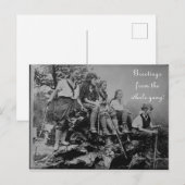 Groeten uit het Briefkaart van de Gang in gehele s (Voorkant / Achterkant)