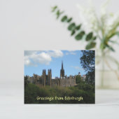Groeten uit het briefkaart van Edinburgh (Staand voorkant)