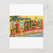 Groeten uit het Briefkaart van Florida (Voorkant)