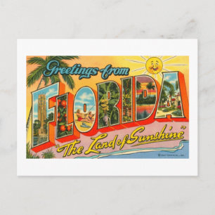 Groeten uit het  Briefkaart van Florida