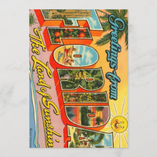 Groeten uit het Briefkaart van Florida