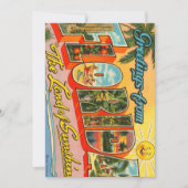 Groeten uit het  Briefkaart van Florida (Voorkant)