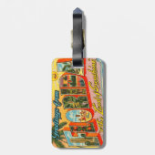 Groeten uit het  Briefkaart van Florida Bagagelabel (Achterkant verticaal)