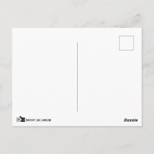 Groeten uit het Briefkaart van het Canada Giribald (Achterkant)