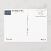 Groeten uit het Briefkaart van het nationale park (Achterkant)
