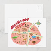 Groeten uit het Briefkaart van McKinney (Voorkant / Achterkant)