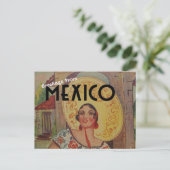 Groeten uit het Briefkaart van Mexico (Staand voorkant)