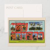 Groeten uit het Briefkaart van New Mexico (Voorkant / Achterkant)