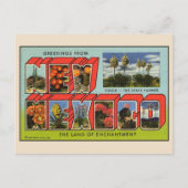 Groeten uit het Briefkaart van New Mexico (Voorkant)