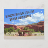 Groeten uit het Briefkaart van New Mexico (Voorkant)