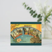  groeten uit het Briefkaart van New York (Staand voorkant)