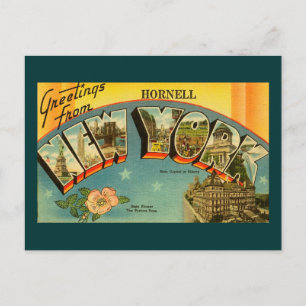 groeten uit het Briefkaart van New York