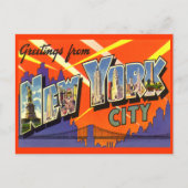 Groeten uit het Briefkaart van New York City (Voorkant)