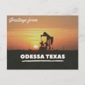 Groeten uit het Briefkaart van Odessa Texas (Voorkant)