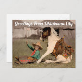 Groeten uit het Briefkaart van Oklahoma (Voorkant / Achterkant)
