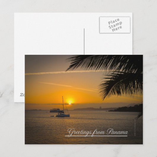 Groeten uit het briefkaart van Panama (Voorkant / Achterkant)