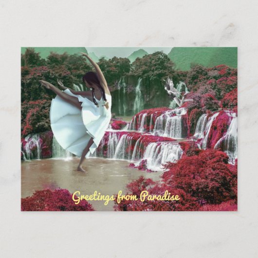 Groeten uit het Briefkaart van Paradise (Voorkant)