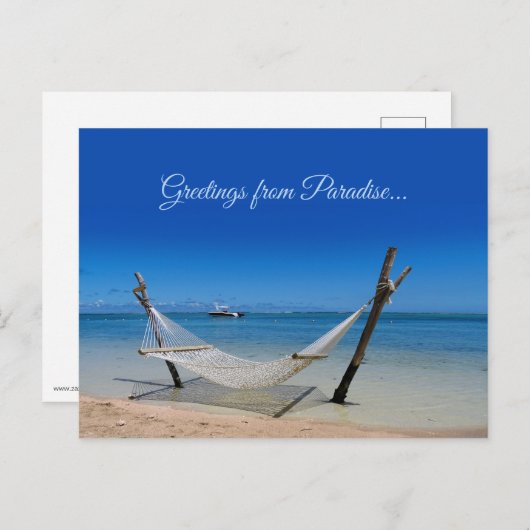 Groeten uit het Briefkaart van Paradise (Voorkant / Achterkant)